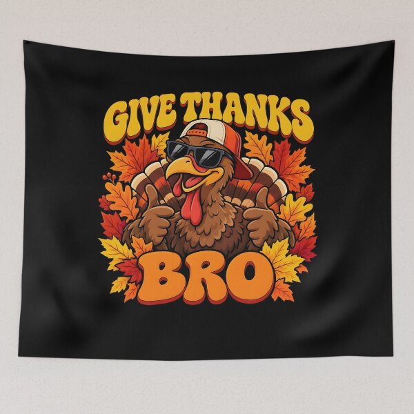 Item preview, Give Thanks Bro Cute Turkey Toddler Thankful Thanksgiving Humor designed and sold by clothesy7.