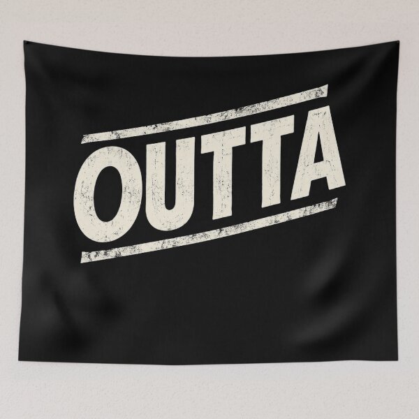 Item preview, Outta Vintage Text designed and sold by DebellismyrArts.