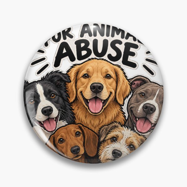Item preview, No Excuse for Animal Abuse – Animal Rights Sticker designed and sold by Desingestore.