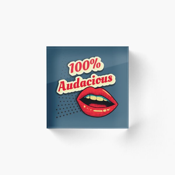 Artikelvorschau, 100 % gewagte Pop-Art-Lippen – frecher Retro-Comic-Stil entworfen und verkauft von pulse_retail.