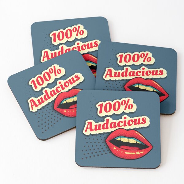 Item preview, 100% Audacious Pop Art Lips - Retro Comic Style Sass designed and sold by pulse_retail.