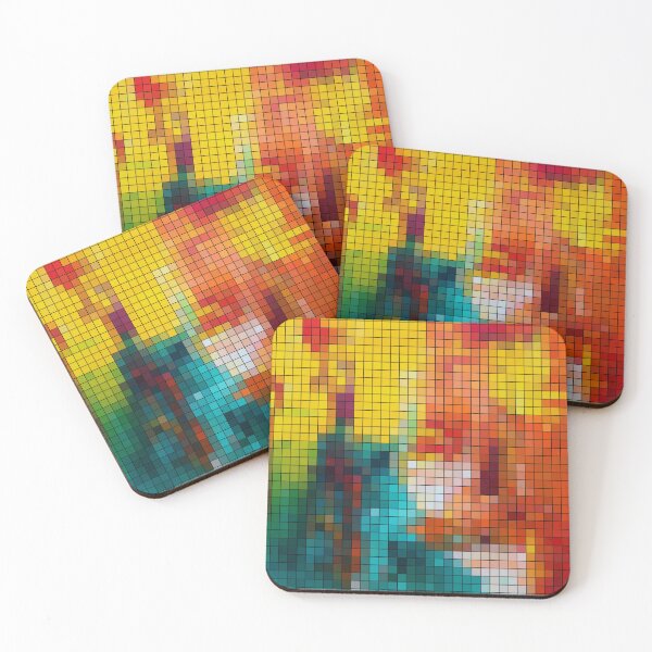 Item preview, Pixel Sunset Abstract designed and sold by RelicsForge.