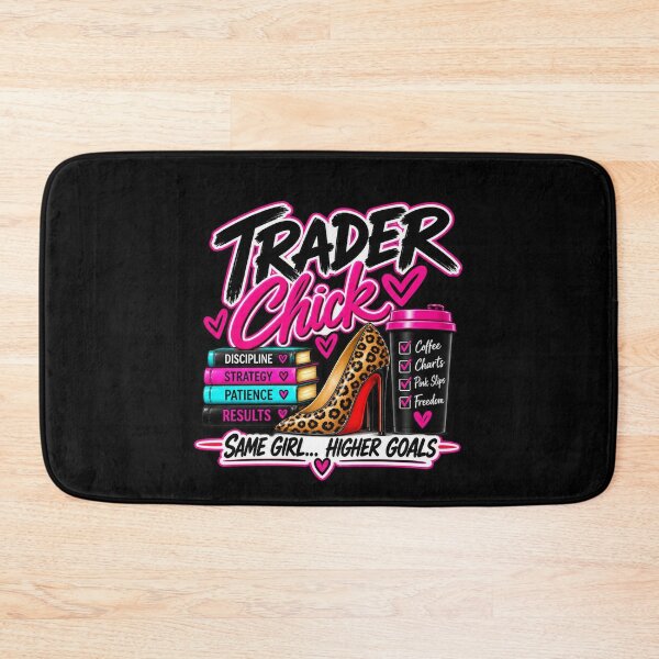 Item preview, Trader Chick-Same Girl Higher Goals-Black Background  designed and sold by Trendi61.
