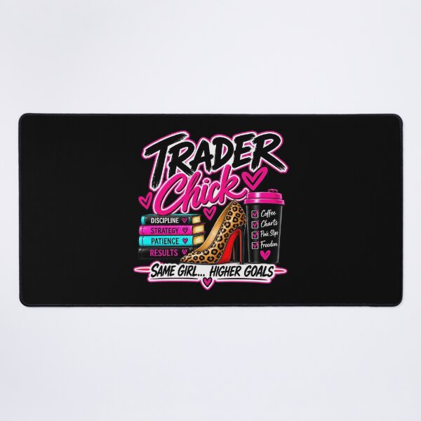 Item preview, Trader Chick-Same Girl Higher Goals-Black Background designed and sold by Trendi61.