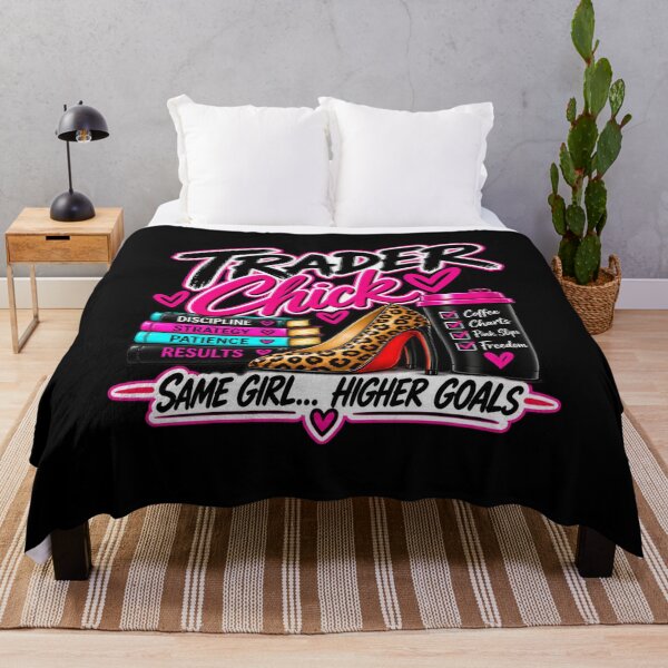 Item preview, Trader Chick-Same Girl Higher Goals-Black Background designed and sold by Trendi61.