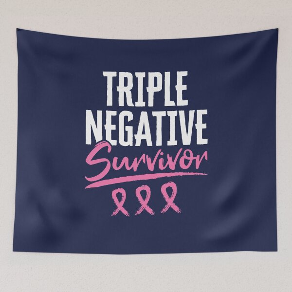 Item preview, Triple Negative Survivor Breast Cancer Awareness designed and sold by jaygo.