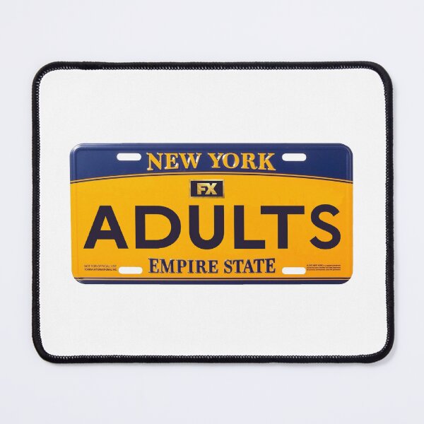 Item preview, adults fx new york license plate designed and sold by rilesweir.