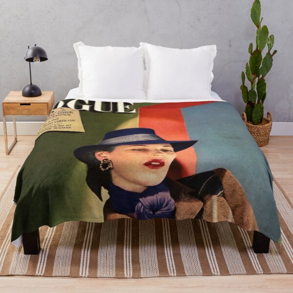 Item preview, Vogue Magazine Cover Vintage Girls Ladies Women Wall Art Poster Print Tee Cushion Mug Shirt designed and sold by Cool Robot Bro..