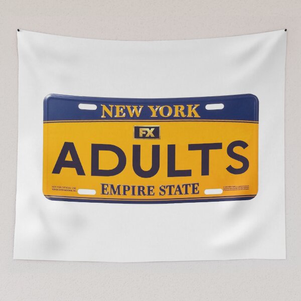 Item preview, adults fx new york license plate designed and sold by rilesweir.