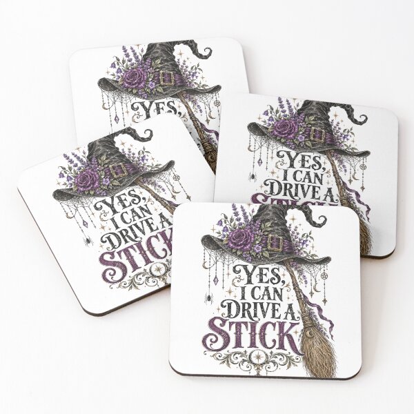 Item preview, Yes I Can Drive a Stick Funny Witch Halloween designed and sold by will freed18.