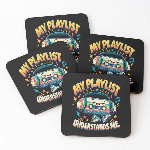 Item preview, My Playlist Understands Me – Retro Cassette Music Lover designed and sold by Good Mood Foundry.