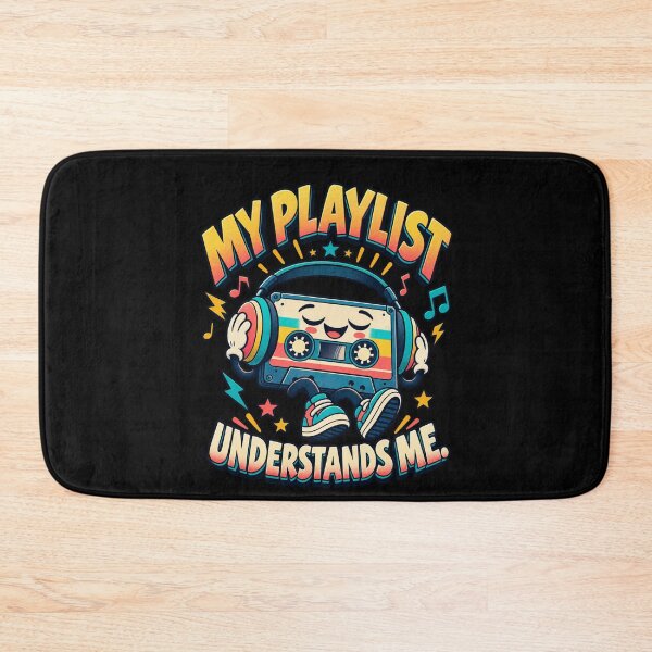 Item preview, My Playlist Understands Me – Retro Cassette Music Lover designed and sold by Good Mood Foundry.