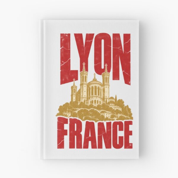 Item preview, Lyon France Fourviere Basilica Retro Distressed designed and sold by Yellowriversss.