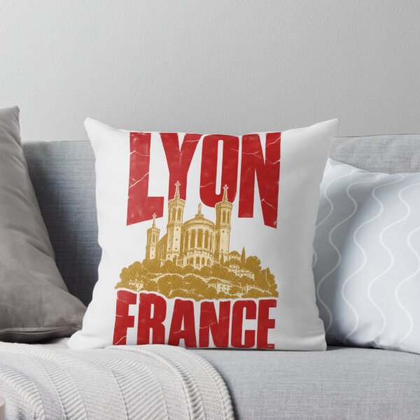 Item preview, Lyon France Fourviere Basilica Retro Distressed designed and sold by Yellowriversss.