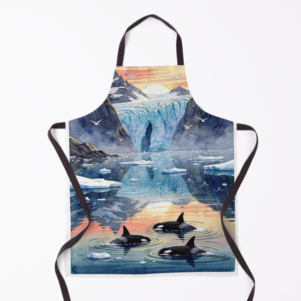 Item preview, Kenai Fjords National Park Alaska Vintage Watercolor Travel designed and sold by Teelogic.