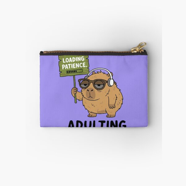 Item preview, Chill Capybara Headphones Sunglasses Loading Patience Adulting designed and sold by Amir Faysal.