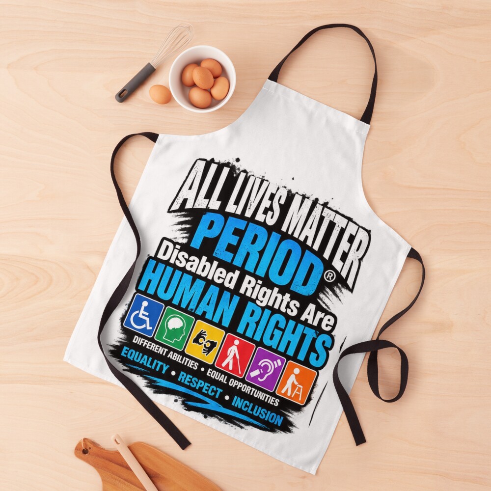 Item preview, Apron designed and sold by CommunityForAll.