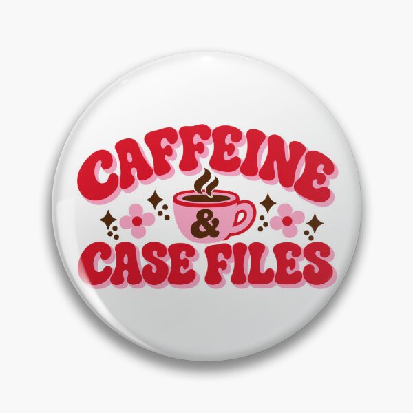 Item preview, Caffeine and Case Files Retro Design designed and sold by Margaret-Made.