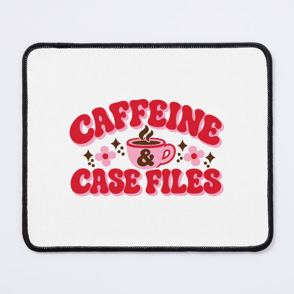 Item preview, Caffeine and Case Files Retro Design designed and sold by Margaret-Made.