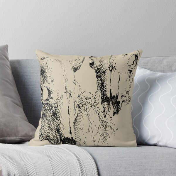Item preview, Two Ox Skulls, Study by Salvator Rosa, 1662 (BLACK) designed and sold by Exhumed Archives.