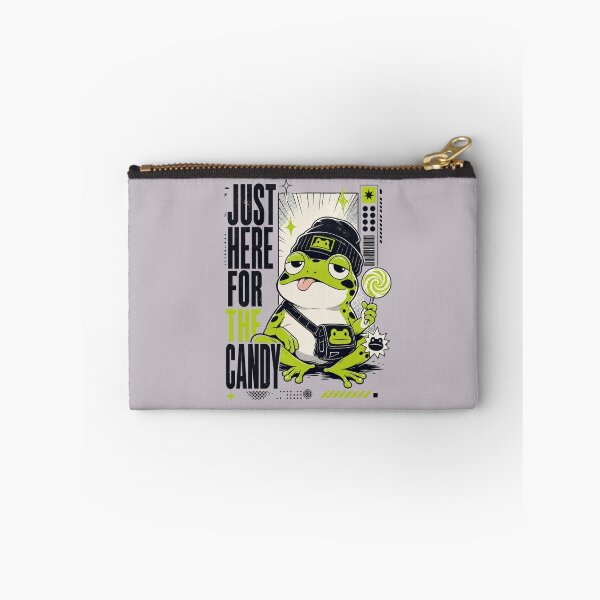 Item preview, ust Here For The Candy Anime Frog T-Shirt | Cute Beanie Toad Lollipop Manga Graphic Poster Gift designed and sold by illeN-Art-World.