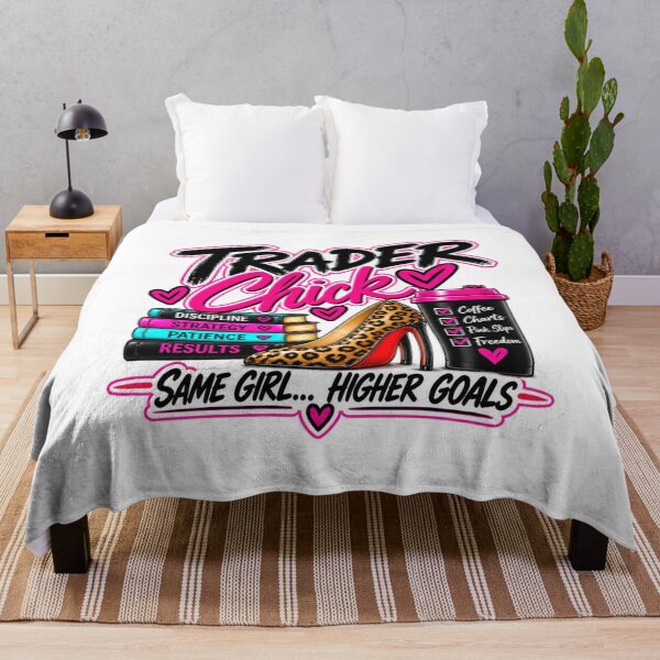 Item preview, Trader Chick-Same Girl Higher Goals-White Background designed and sold by Trendi61.