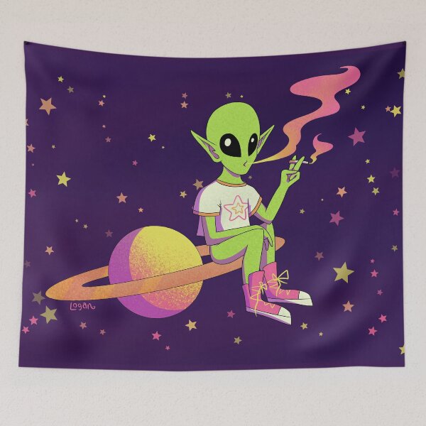 Item preview, Cosmic Smoke Break designed and sold by LOGAN-Arts.