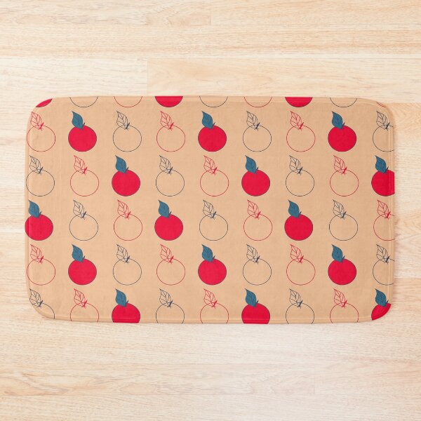 Item preview, Minimalist Red Apple Botanical Seamless Pattern designed and sold by Dynamisa.