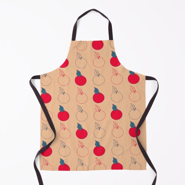 Item preview, Minimalist Red Apple Botanical Seamless Pattern designed and sold by Dynamisa.