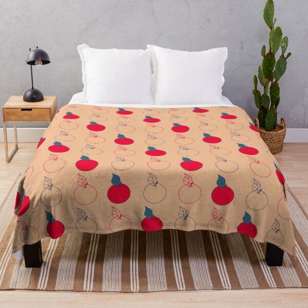 Item preview, Minimalist Red Apple Botanical Seamless Pattern designed and sold by Dynamisa.