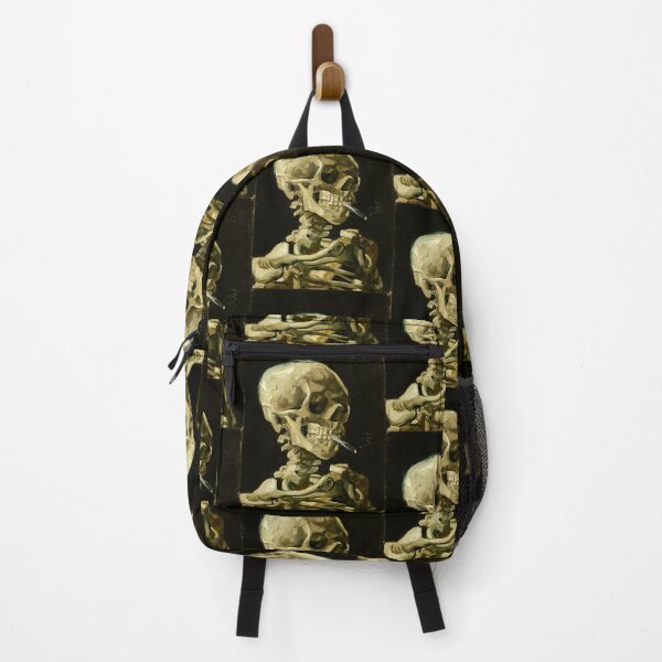 Item preview, Skull of a Skeleton with Burning Cigarette - Vincent van Gogh Vintage Fine Art designed and sold by ArtsyStopShop.