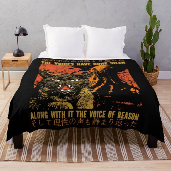 Item preview, The Voices Have Gone Silent Black Cat Funny Vintage Japanese designed and sold by aidefashions.