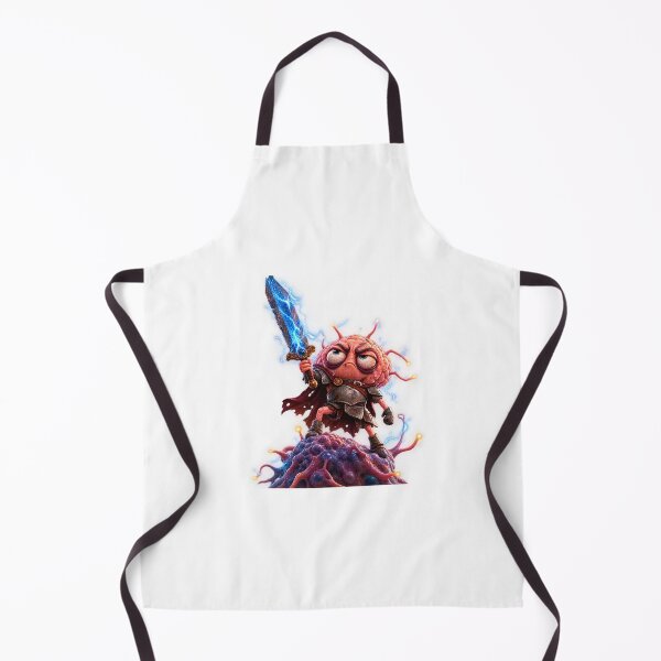 Item preview, Last Brain Cell Warrior – Funny Brain Knight Fantasy Design designed and sold by Maclaw200d.