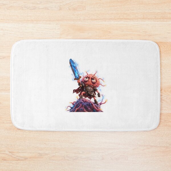Item preview, Last Brain Cell Warrior – Funny Brain Knight Fantasy Design designed and sold by Maclaw200d.