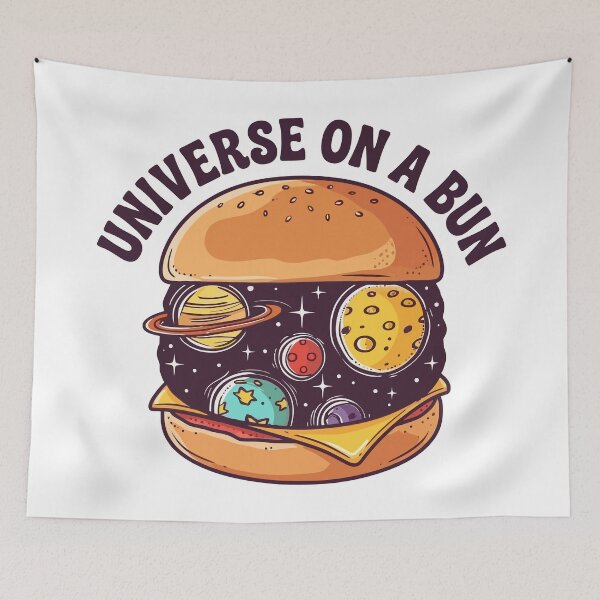 Item preview, Space Burger ("Universe On A Bun") designed and sold by Amir Faysal.