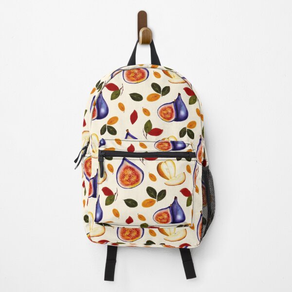 Item preview, Watercolor Fig and Autumn Leaves Seamless Pattern designed and sold by DigiBlossom.