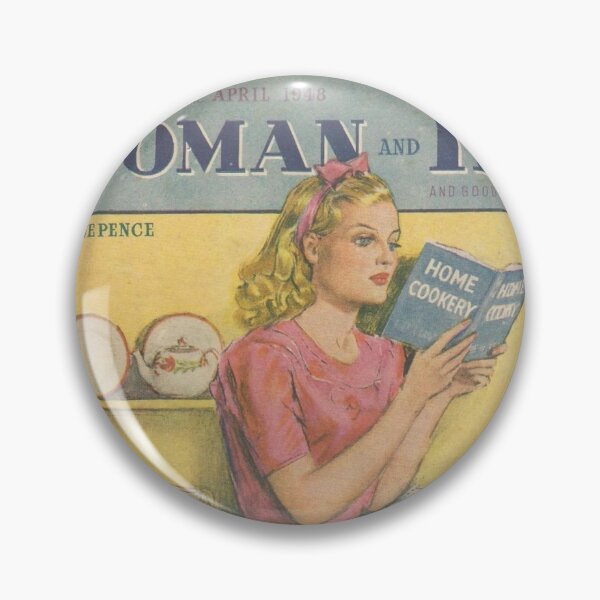 Item preview, Woman And Home Magazine Cover Vintage Girls Ladies Women Wall Art Poster Print Tee Cushion Mug Shirt designed and sold by Cool Robot Bro..