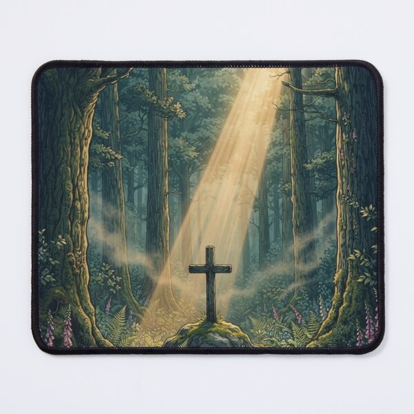 Item preview, Cross in the Forest Ray of Divine Light designed and sold by MantoSagrado.