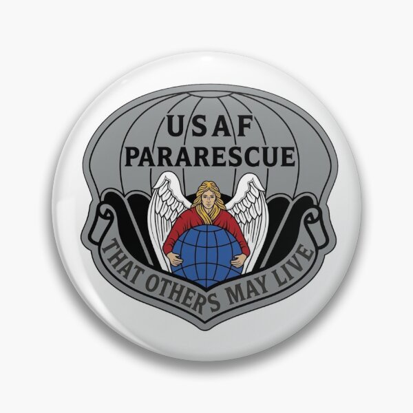 Item preview, USAF Pararescue (PJ) "That Others May Live" Crest Patch designed and sold by CharlieDesings.