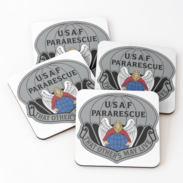 Item preview, USAF Pararescue (PJ) "That Others May Live" Crest Patch designed and sold by CharlieDesings.