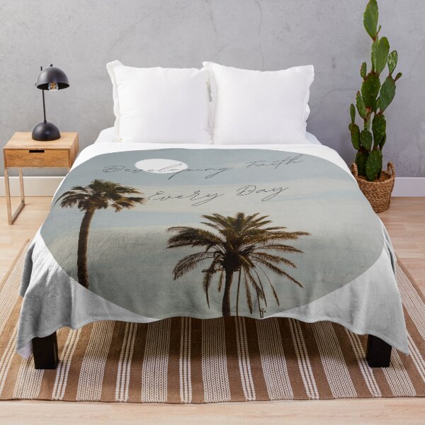 Item preview, Developing Faith Every Day Palm Silhouette Inspirational Quote designed and sold by LensDyn™.