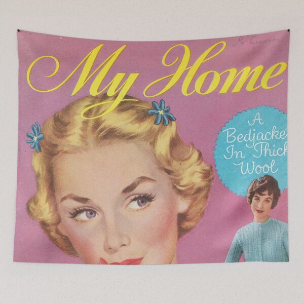 Item preview, Woman And Home Magazine Cover Vintage Girls Ladies Women Wall Art Poster Print Tee Cushion Mug Shirt designed and sold by Cool Robot Bro..