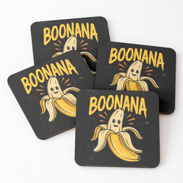 Item preview, Funny BOONANA Banana Halloween Pun designed and sold by NatArtSA.