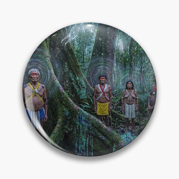 Item preview, Enlightened Shamans with the magical spirits  designed and sold by RoninGangStudio.