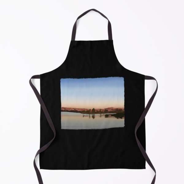 Item preview, Bay Area lake at sunset oil art designed and sold by moteemade.