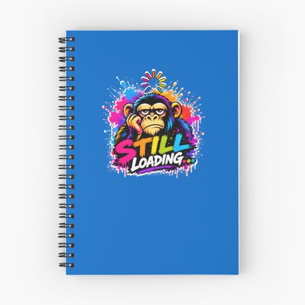 Item preview, Still Loading Funny Monkey Procrastination Graffiti Art designed and sold by Cabrasco.