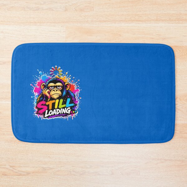 Item preview, Still Loading Funny Monkey Procrastination Graffiti Art designed and sold by Cabrasco.
