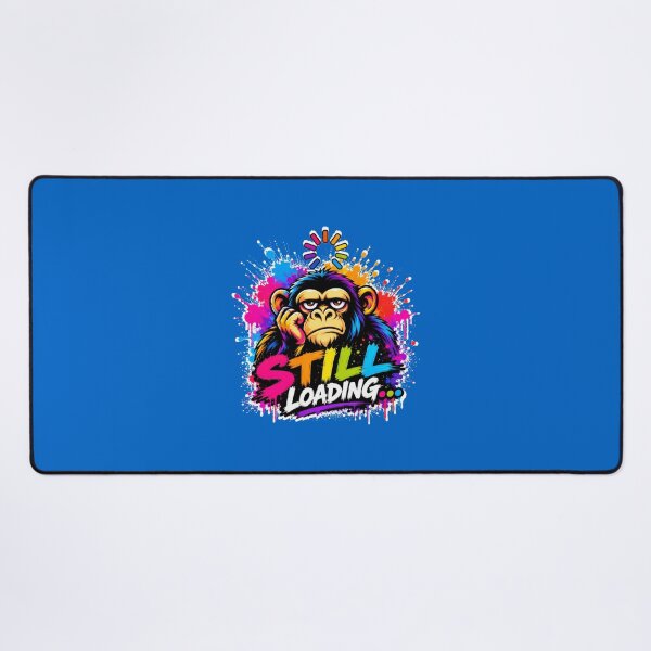 Item preview, Still Loading Funny Monkey Procrastination Graffiti Art designed and sold by Cabrasco.
