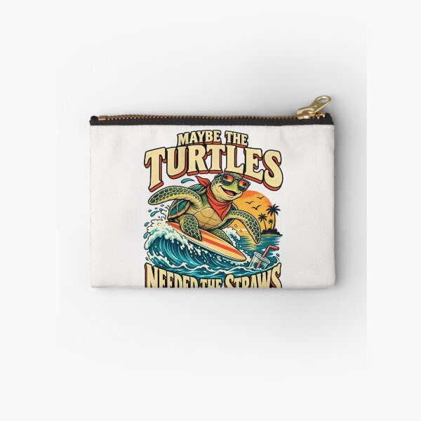 Item preview, Maybe The Turtles Needed The Straws, Turtle Humor Ocean Lover, Sea Turtle Pun Marine Life designed and sold by Pawsome Quotes.