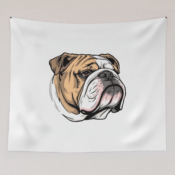 Aperçu de l'œuvre BULLDOG FACE créée et vendue par Alwaysready!!!.
